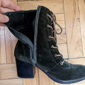 Unique Velvet Ankle Boots
